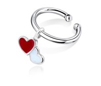 Dangling Heart Ear Cuff EC-428